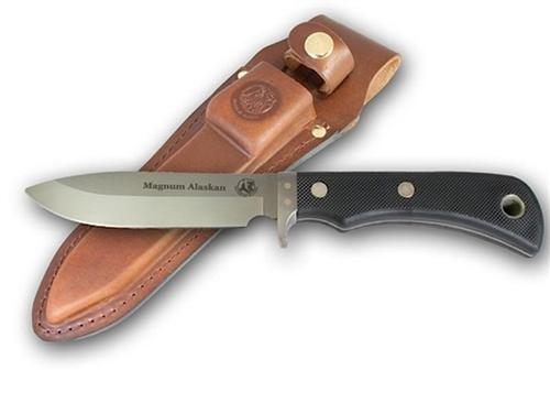 Knives of Alaska Magnum Alaskan Fixed Knife Steel Drop Point Suregrip (00157FG)