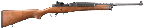 Ruger Mini-14 Ranch Rifle 5801, 223 Remington/5.56 NATO, 18.5", Semi-Auto, Hardwood Stock, Blued Steel Finish, 4 Rds
