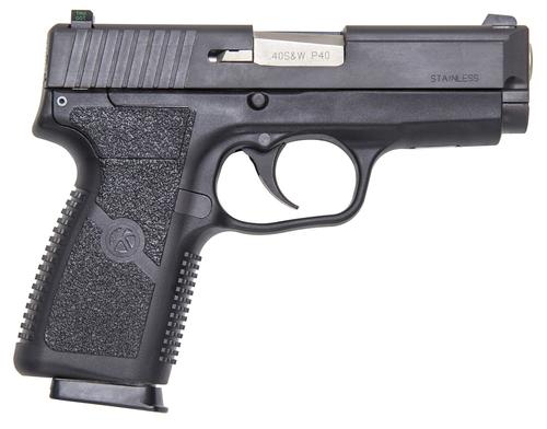 Kahr P Pistol KP4044NA, 40 S&W, 3.60in, Textured Polymer Grips, Black Finish, 6 Rds