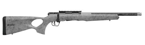 Savage B22 Timberlite Semi-Auto Rifle 70218, 22LR, 18", Grey/black Webbed Thumbhole Stock, 10 Rds