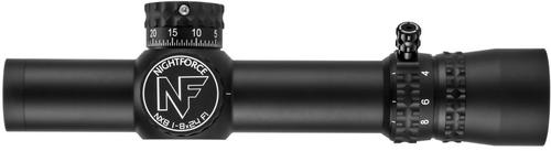Nightforce NX8 F1 Riflescope C600, 1-8x24mm, 30mm Tube, FC-MOA Illuminated Reticle
