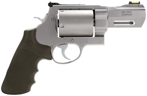 Smith & Wesson M460 XVR Performance Center Revovler 170350, 460 S&W Mag, 3.5", Green Synthetic Grp, Stainless Finish, 5 Rd