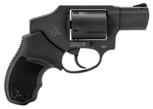 Taurus 850 Revolver 2850121, 38 Special, 2", Black Rubber Grip, Matte Black Finish, 5rd