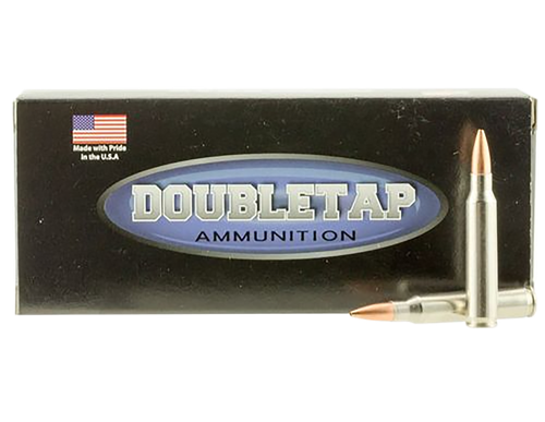 DoubleTap Ammunition Longrange Rifle Rifle Ammunition 338L300LR, 338 Lapua Mag, Hollow Point Boat Tail, 300 GR, 2850 fps, 20 Rd/bx
