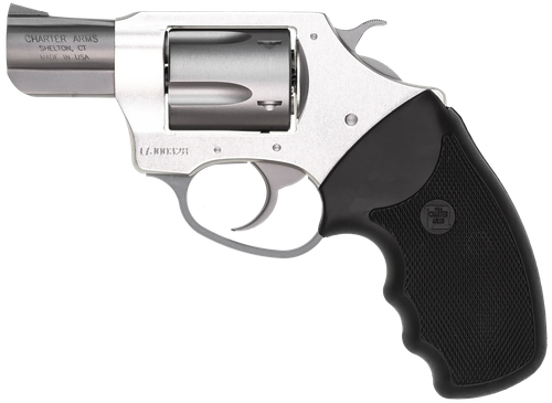 Charter Arms Southpaw Revolver 93820, 38 Special, 2", Checkered Rubber Grip, Aluminum Finish, 5 Rd