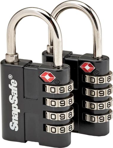 SnapSafe TSA Padlock, 2 Pack (76020)