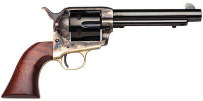 Taylors 1873 Cattleman Ranch Hand Revolver 441, 357 Magnum, 5.5 in, Walnut Grip, Stainless Finish, 6 Rd
