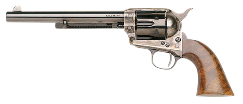 Taylors 1873 Single Cattleman Single Action Revolver 702A, 45 Colt, 7.5", Walnut Grips, Blued Finish, 6 Rds