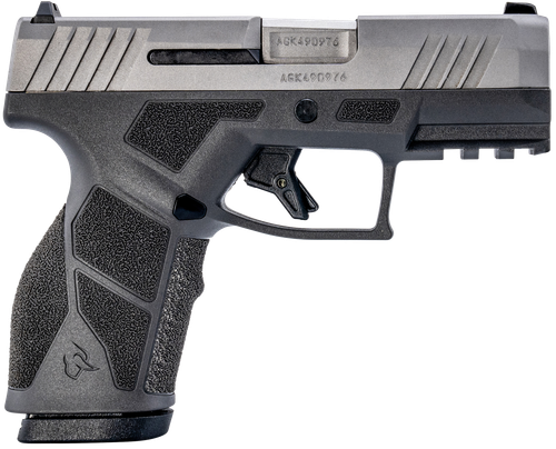 Taurus GX2 Compact Pistol 1GX2939G, 9mm, 3.37", Ergonomic Gray Polymer Grips, Matte Stainless Slide, 13 Rds
