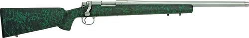 Remington 700 Rifle R85200, 308 Win, 20", Black w/ Green Webbing Stock, Polished Stainless Metal Finish, 4 Rds