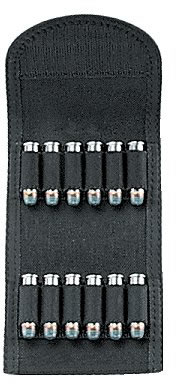 Uncle Mikes Black Folding Handgun Cartridge Carrier (88441)