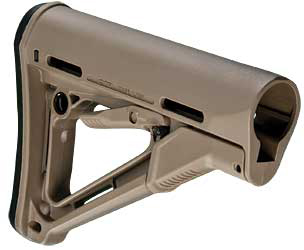 Magpul Compact Mil-Spec Stock For AR Rifles, Flat Dark Earth (MAG310-FDE)