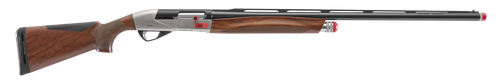 Benelli Ethos Sport AI Semi-Auto Shotgun 12600, 12 Ga, 3", 30", AA-Grade Satin Walnut, Brushed Nickel, Blued Gloss