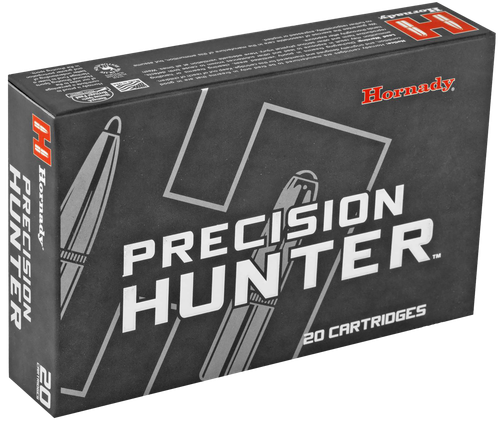 Hornady Precision Hunter Rifle Ammunition 8143, 25-06 Remington, ELD-X, 110 GR, 3140 fps, 20 Rd/bx