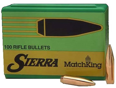 Sierra MatchKing Boat Tail Hollow Point 264 Caliber 142 Grain 100/Box (1742), Not Loaded