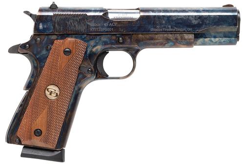 Chiappa 1911 Field Grade Pistol 440178, 45 ACP, 5in, Checkered Walnut Grips, Color Case Finish, 8 Rds