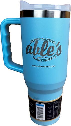 Yukon Outfitters Fit Forty 40oz Tumbler, w/Able's Logo, Sky Blue (YH40SBABL)