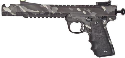 Volquartsen Black Mamba Pistol VF4M-0018, 22 Long Rifle, 6", Hogue Grip, Camo Finish, 10 Rds