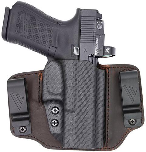 Versacarry Insurgent Holster, IWB/OWB, Water Buffalo Leather, Fits Glock 19 (INS201G19)