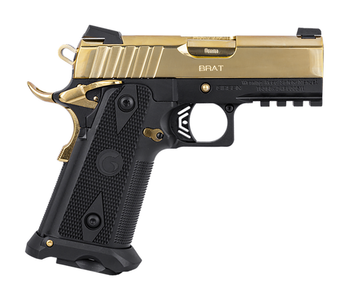 EAA Witness2311 Spoiled Brat Pistol 395088, 9mm Luger, 3.40in, Black Titanium Nitride Finish, 17 Rds