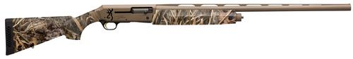 Browning Silver Field Shotgun 011428205, 12 Gauge, 26", 3.5" Chmbr, Mossy Oak Shadow Grass Stock, FDE Cerakote Finish