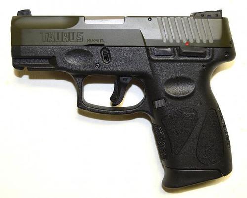 Taurus G2C Semi-Auto Pistol 1G2C93B12, 9mm, 3.2", Black Polymer Grip/Frame, OD Green Finish, 12 Rds