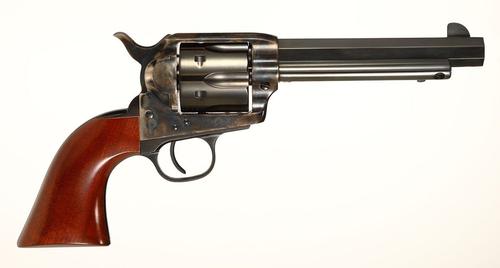 Taylors Drifter Revolver 556105DE, 357 Mag/38 Special, 5.5in, Walnut Grips, Blued Steel, 6 Rds
