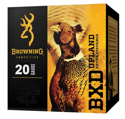 Browning BXD Steel Upland Shotshells B193832027, 20 Gauge, 2-3/4", 3/4 oz, #7 Steel Shot, 25 Rds/bx