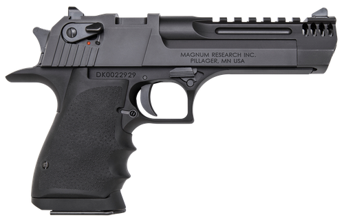 Magnum Research Desert Eagle L5 SA/DA Pistol DE50L5IMB, 50 AE, 5", Finger Grooved Rubber Grips, 7 Rds