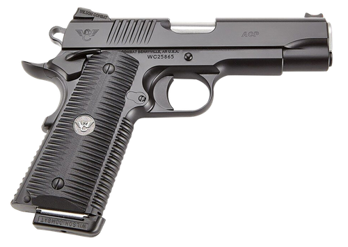 Wilson Combat ACP Full-Size Pistol ACPFS9A, 9mm Luger, 5in, Black G10 Eagle Claw, Black Armor-Tuff Finish, 10 Rds