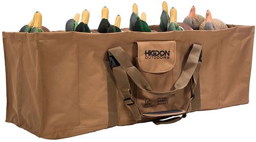 Higdon 12-Slot Duck Decoy Bag, Mag to Super Mag, Brown (37120)
