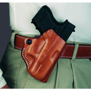 DeSantis Mini Scabbard Black Leather Holster For Glock 43 (019BA8BZ0)