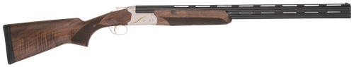 TriStar Trinity II LT Over/Under Shotgun 33144, 20 Gauge, 28", 3" Chmbr, Blued Barrel, Silver Steel Rec, Deluxe Walnut Furniture, Fiber Optic Sight