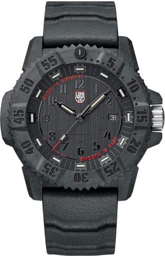 Luminox Master Carbon Seal Watch XS.3801.SIS.SET Black Dial, Dark Grey Figures, 46mm, Dark Grey Band