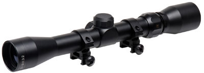 TruGlo Trushot Rifle Scope TG853932B, 3x-9x, 32mm, Black, Duplex Reticle