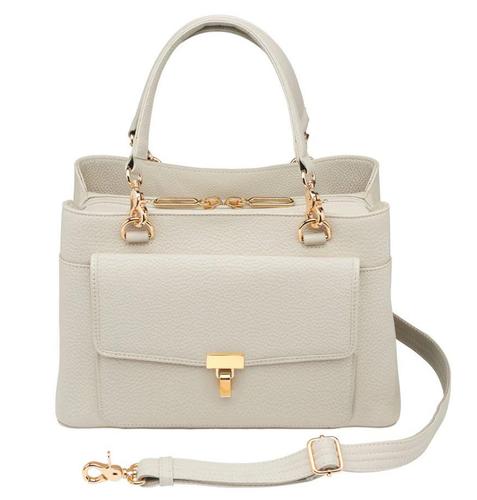 Gun Tote'n Mamas Avenue Large Satchel Concealed Carry Bag (GTM-32/PBBONE) Bone
