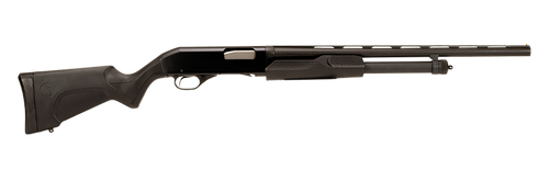 Savage Stevens 320 Field Pump Youth Shotgun 22437, 20 Gauge, 22", 3" Chmbr, Black Synthetic Stock, Black Finish