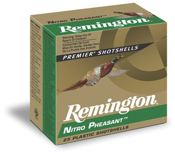 Remington Nitro Pheasant NP20M5, 20 Gauge, 3", 1-1/4 oz, 1185 fps, #5 Copper Plated Lead Shot, 25 Rds/Bx