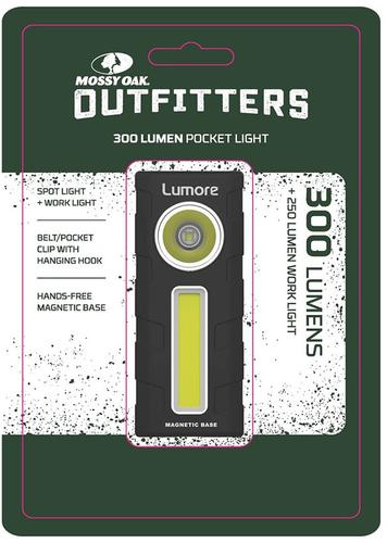 Mossy Oak Outfitters 2-in-1 Task Light, 300 Lumens (PVL-WLT-0001)