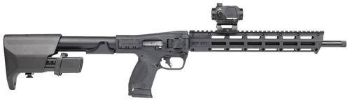 Smith and Wesson M&P FPC Semi-Auto Rifle 14377, 9mm Luger, 16.25", W/ Crimson Trace, Folding Stock, 17 Rds