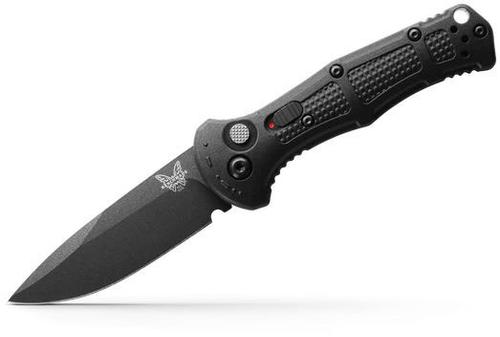 Benchmade Mini Claymore Automatic Knife w/Plain Edge Drop Point Blade (9570BK)