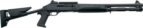 Benelli M1014 Tactical Shotgun 11701, 12 Gauge, 18.5" , 3" Chmbr, Fixed Position Black Synthetic, Pistol Grip, Ghost Ring Sight