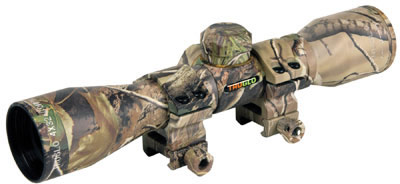 TruGlo Cross Bow Scope TG8504C3, 4x, 32mm Obj, 1 in Tube Dia, Realtree, Range Finding/Trajectory Compensating Reticle