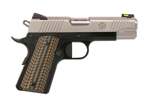 Ruger SR1911 Pistol 6798, 9mm, 4.25in, G10 Desert Brown Grips, 7 Rds