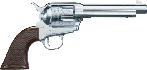 Uberti 1873 Cattleman El Patron Belleza Limited Edition Revolver 345090, 45 Colt, 5.5", Walnut Grip, Stainless Finish