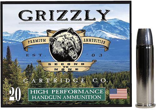 Grizzly Ammunition High Performance Pistol Ammunition GC357M14, 357 Mag, Wide Long Nose Gas Check, 200 GR, 1300 fps, 20 Rd/bx