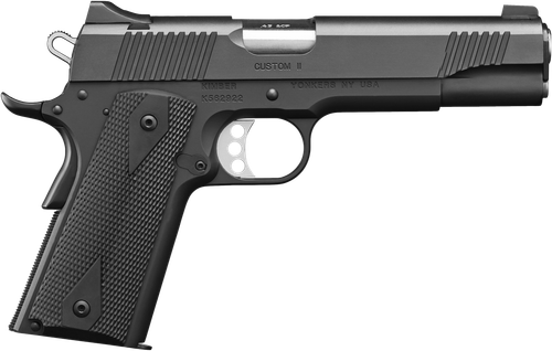 Kimber 3200001 Custom II Pistol - .45 ACP, 5 in Barrel, Matte Black Oxide Frame/Slide, 7 Rd