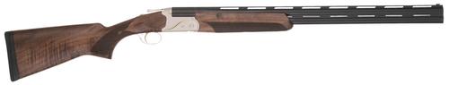 TriStar Trinity II LT Over/Under Shotgun 33138, 410 Gauge, 28", 3" Chmbr, Blued Barrel, Silver Steel Rec, Deluxe Walnut Furniture, Fiber Optic Sight