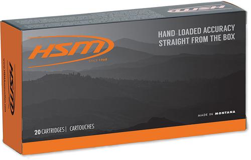 HSM Rifle Ammunition 27018N, 270 Winchester, Soft Point, 130 GR, 20 Rd/Bx