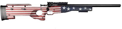 Crickett Precision Old Glory Single Shot Rifle KSA2150-OG, 22 LR, 16 1/8" Threaded, Old Glory Cerakote Stock, Blued Steel Finish